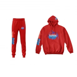 Exotic Pop Merch Exotic Pop Hoodie & Jogger Set (RED)