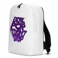 Exotic Pop It Don't Stop White Backpack Exotic Pop Merch
