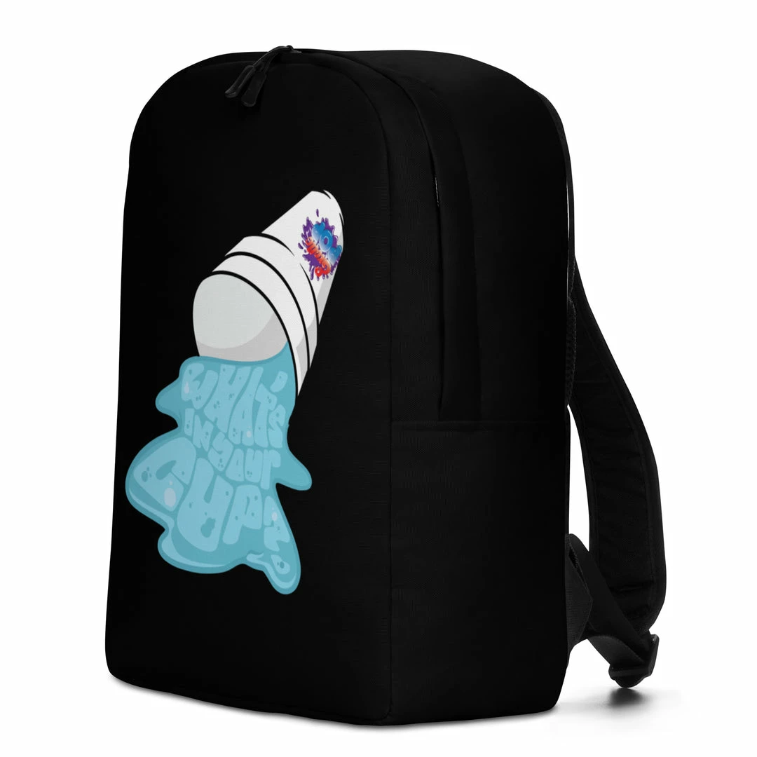 Exotic Pop What's In Your Cup? Black Backpack Exotic Pop Merch