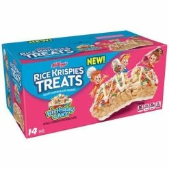 Exotic Pop Birthday Cake Rice Krispies Treats