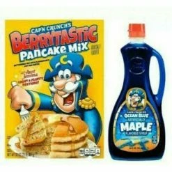 Exotic Pop Exotic Snax Capn Crunch Berrytastic Pancake Mix & Ocean Blue Maple Syrup