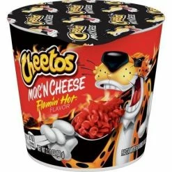 Exotic Pop Cheetos Mac ‘n Cheese Flamin’ Hot (Microwave)