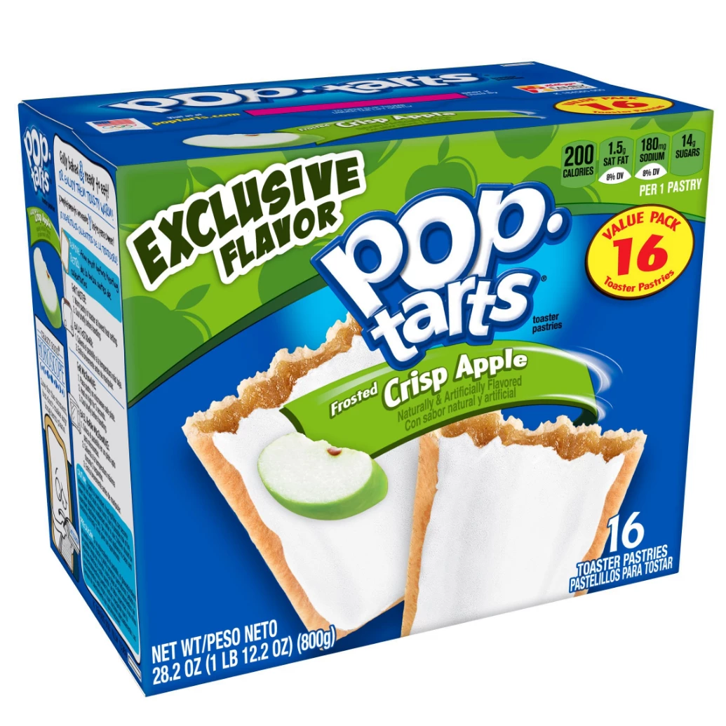 Exotic Pop Crisp Apple Pop Tarts