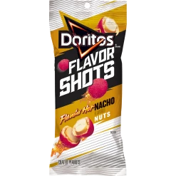 Exotic Pop Exotic Snax Doritos Flavor Shots Flamin Hot Nacho Nuts