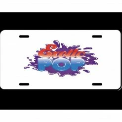 Exotic Pop License Plate Exotic Pop Merch