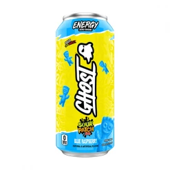 Exotic Pop GHOST Energy Drink Sour Patch Kids Blue Raspberry Exotic Pop Classics