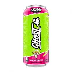 Exotic Pop GHOST Energy Drink Warheads Sour Watermelon