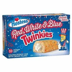 Exotic Pop Hostess Red, White, Blue Twinkies Exotic Snax