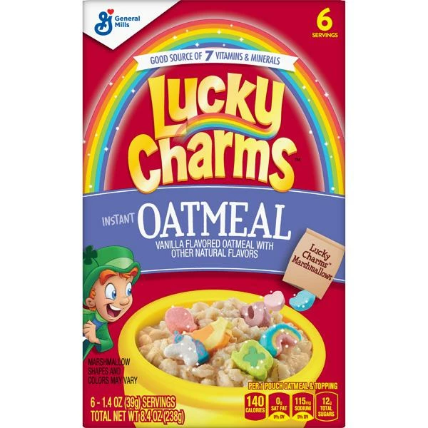 Exotic Pop Lucky Charms Vanilla Flavored Oatmeal Exotic Snax