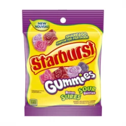 Exotic Pop Starburst Gummies Sour Berries