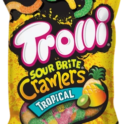 Exotic Pop Exotic Snax Trolli Sour Brite Crawlers Tropical