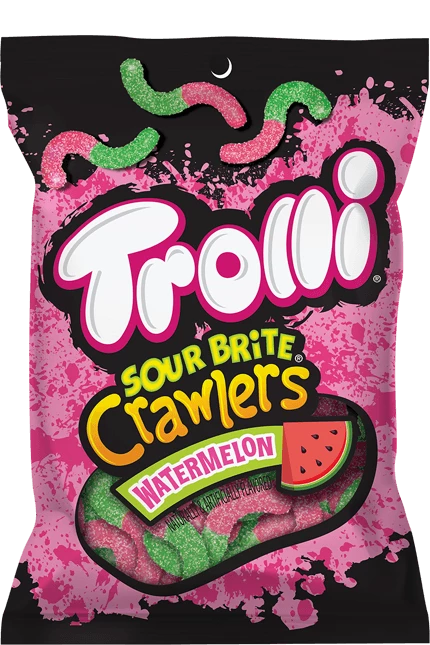 Exotic Pop Trolli Sour Brite Crawlers Watermelon