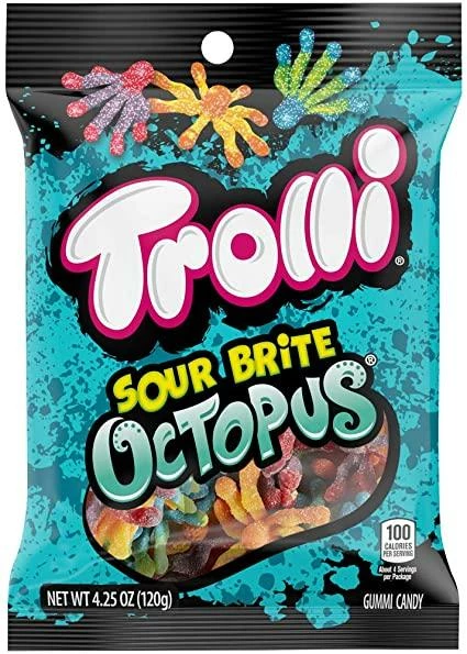 Exotic Pop Exotic Snax Trolli Sour Brite Octopus