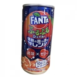 Exotic Pop Coca Cola Fanta Furufuru Shaker Halloween Blood Orange With Jelly