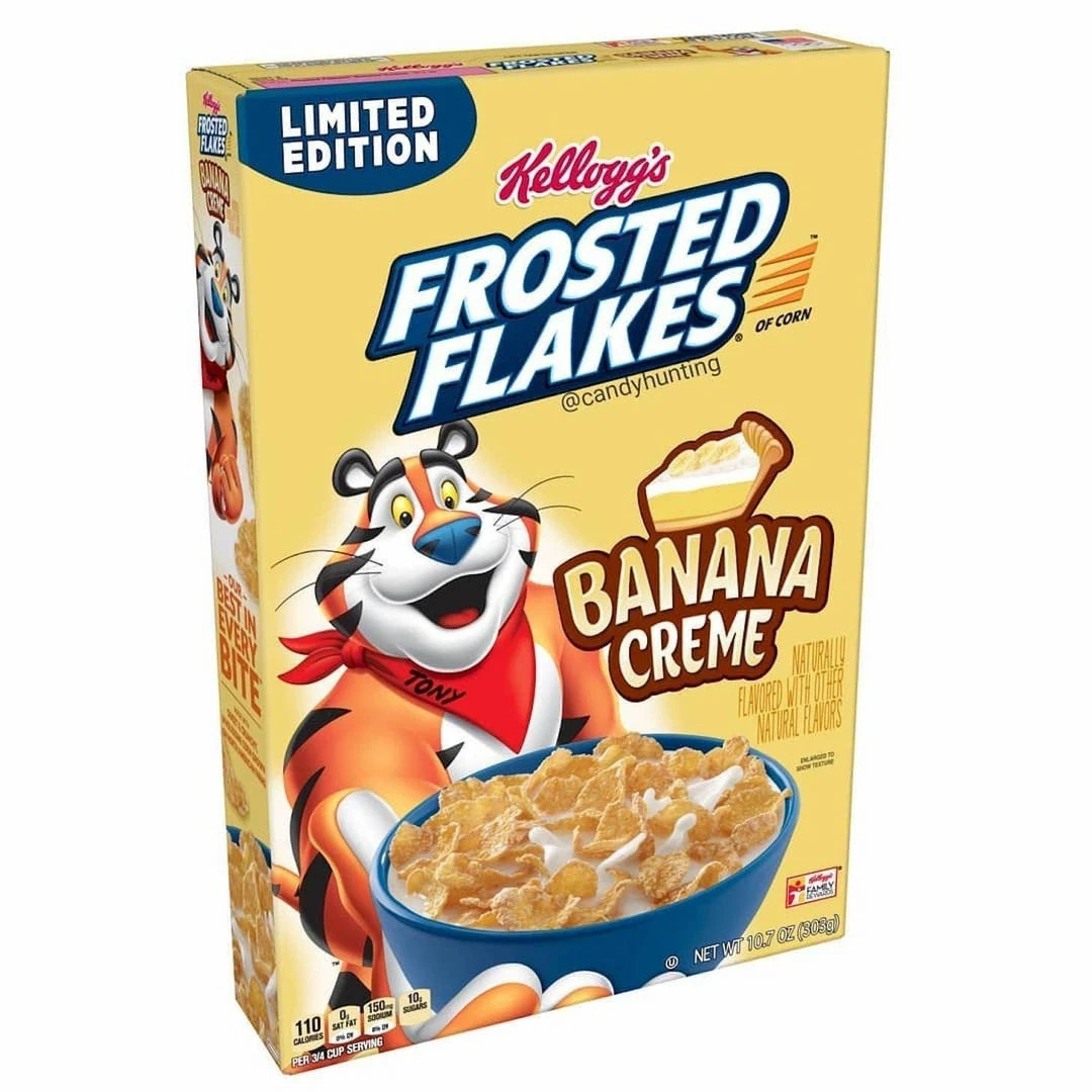 Exotic Pop Frosted Flakes Banana Creme Exotic Snax