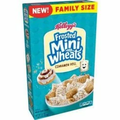Exotic Pop Frosted Mini Wheats Cinnamon Roll Cereal Exotic Snax