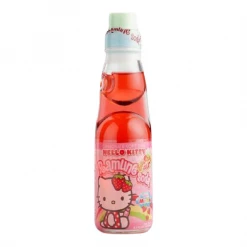 Exotic Pop Hello Kitty Ramune Strawberry Soda