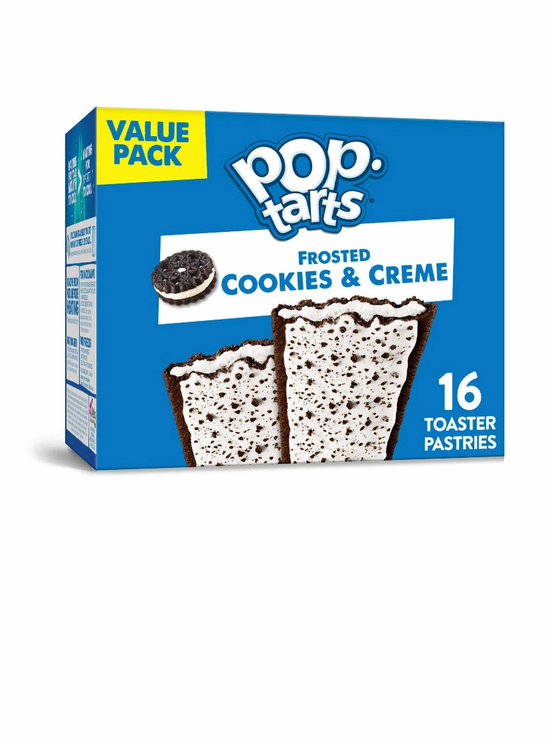 Exotic Pop Exotic Snax Frosted Cookies & Creme PopTarts