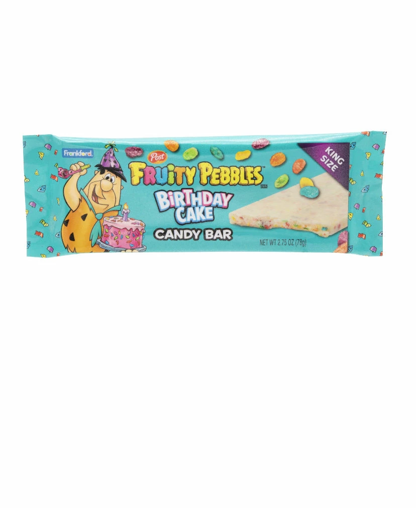 Exotic Pop Fruity Pebbles Birthday Cake Candy Bar Exotic Snax