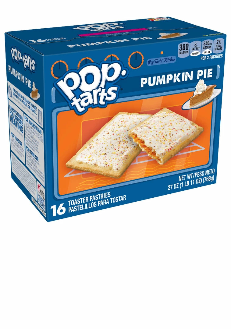 Exotic Pop Exotic Snax Pumpkin Pie Poptarts
