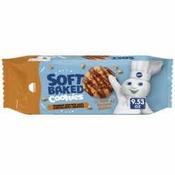 Exotic Pop Exotic Snax Pillsbury Soft Baked Peanut Butter Drizzle Cookies