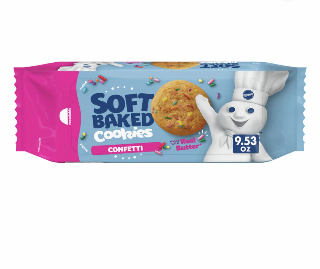 Exotic Pop Exotic Snax Pillsbury Soft Baked Confetti Cookies