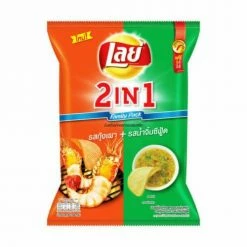 Exotic Pop Lay's 2 In 1 Grilled Shrimp & Seafood Sauce Flavor (Thailand) Exotic Snax