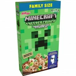 Exotic Pop Minecraft Creeper Crunch Cereal