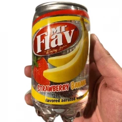 Exotic Pop Mr. Flav Strawberry & Banana Carbonated Water Exotic Pop Classics