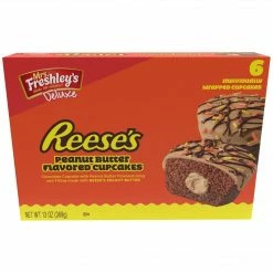 Exotic Pop Exotic Snax Mrs. Freshley’s Deluxe Reese’s Peanut Butter Flavored Cupcakes