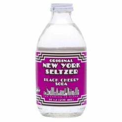 Exotic Pop New York Seltzer Black Cherry Soda