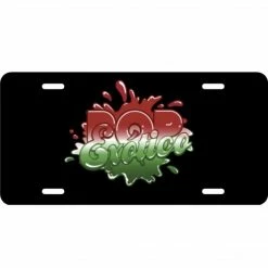 Exotic Pop Exotic Pop Merch Pop Exotico License Plate