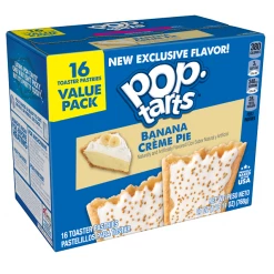 Exotic Pop Banana Cream-Pie Pop Tarts Exotic Snax