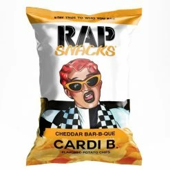 Exotic Pop Exotic Snax Rap Snacks Cardi B Cheddar Bar-b-que