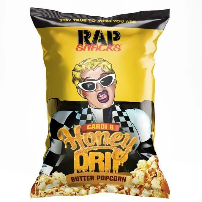 Exotic Pop Rap Snacks Cardi B Honey Drip Butter Popcorn Exotic Snax