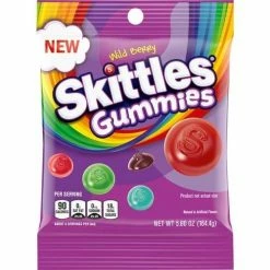 Exotic Pop Skittles Gummies Wild Berry