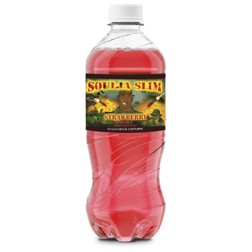 Exotic Pop Brand Exotic Pop Soulja Slim Strawberry Soda
