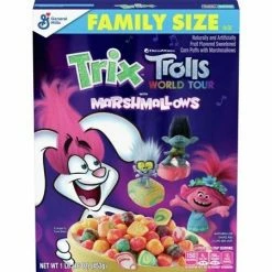 Exotic Pop Trix W/ Marshmallows Trolls World Tour Cereal Exotic Snax