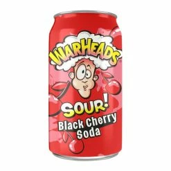 Exotic Pop Warheads Sour Black Cherry Soda Exotic Pop Classics