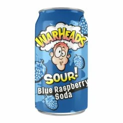 Exotic Pop Warheads Sour Blue Raspberry Soda